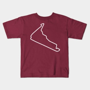 Autódromo Hermanos Rodríguez [outline] Kids T-Shirt